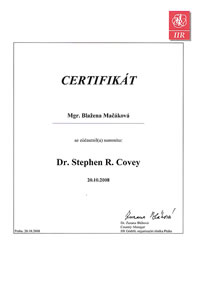 Dr. Stephen R. Covey